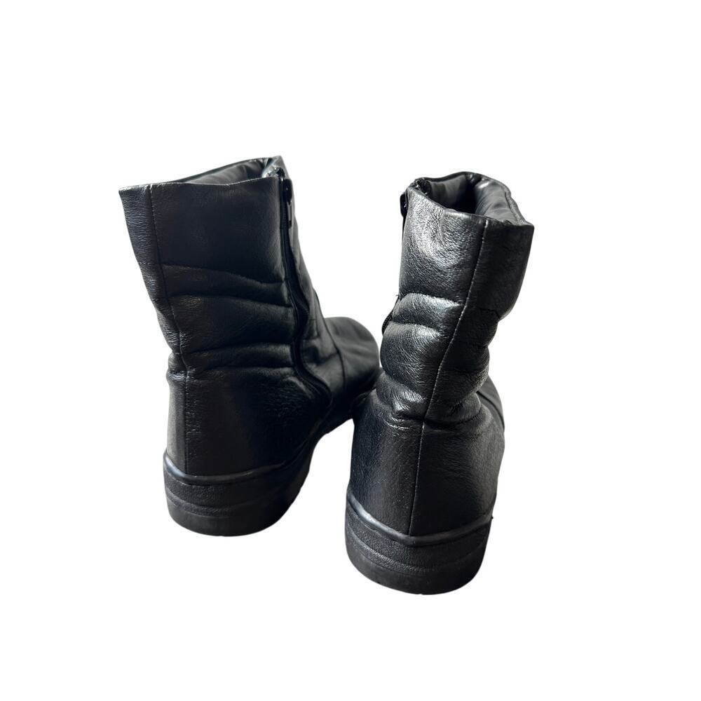 Nunn Bush Size 10 Men Black Pull On Ankle Moto Biker Boot Bootie Outdoor Matrix - Picture 6 of 14